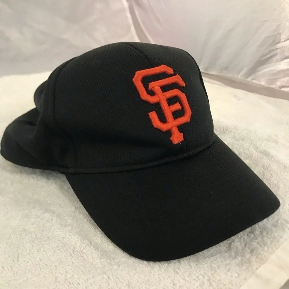 OC Sport's Kids MLB San Francisco Giants Adjustable Black & Orange Baseball Cap